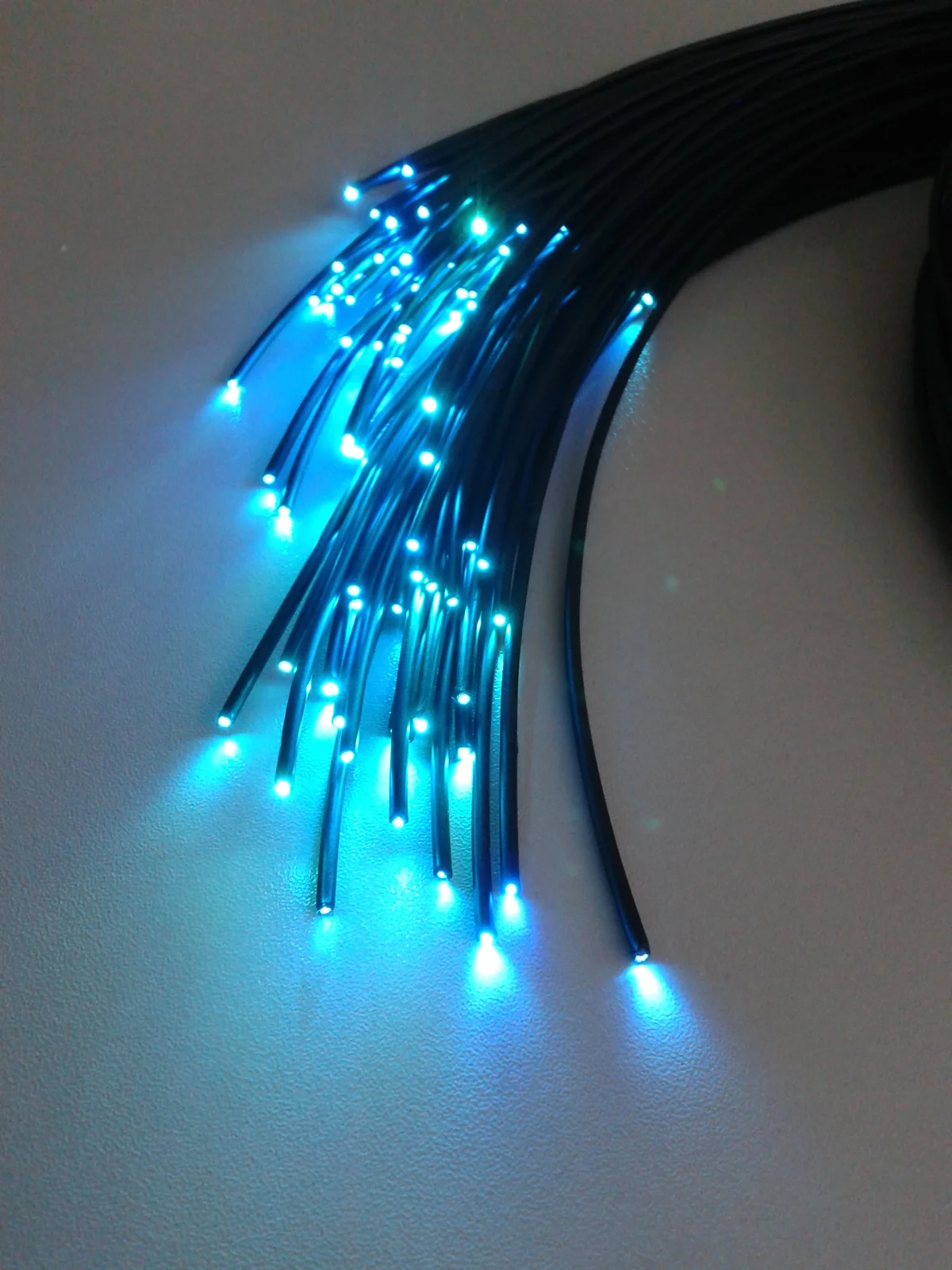 2.2mm Plastic end light fiber optic cables for lighting