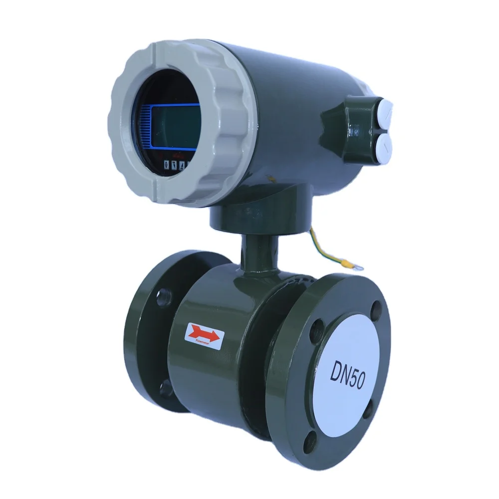 Digital water food grade flowmeter electronic flow meter industrial intelligent sewage water magnetic electromagnetic flowmeter