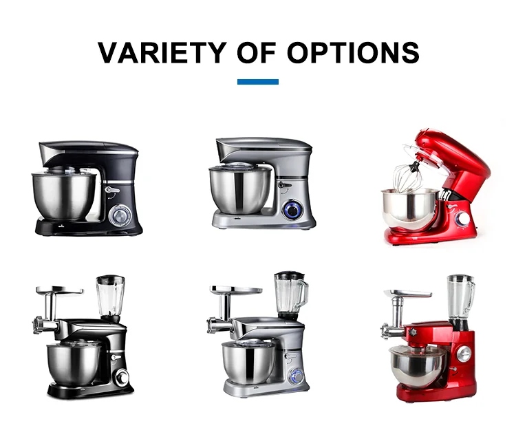 New Arrival Heavy Duty, 6 speed powerful Planetary Cake Dough Mixer Stainless Steel Electric Food Mixer/