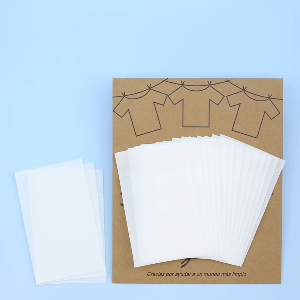 Free Samples Eco-friendly Biodegradable Pure Natural Plant Laundry Detergent Sheet/Strips