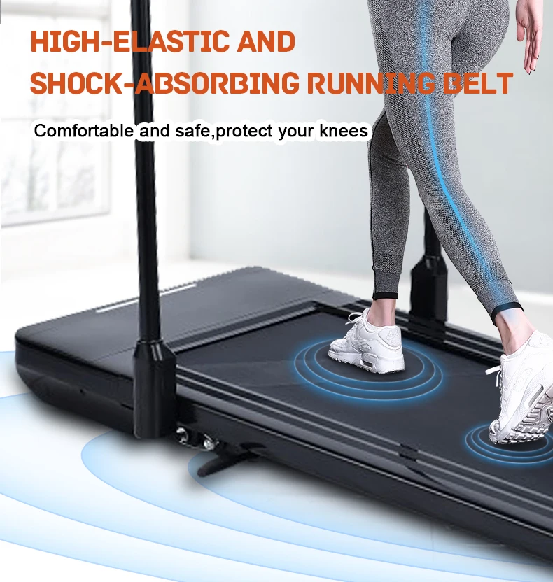 2024 Hot Selling Slim Home Walking Running Machine Dog Using Walking Pad Mini Fitness Electric Walking Treadmill with Handle