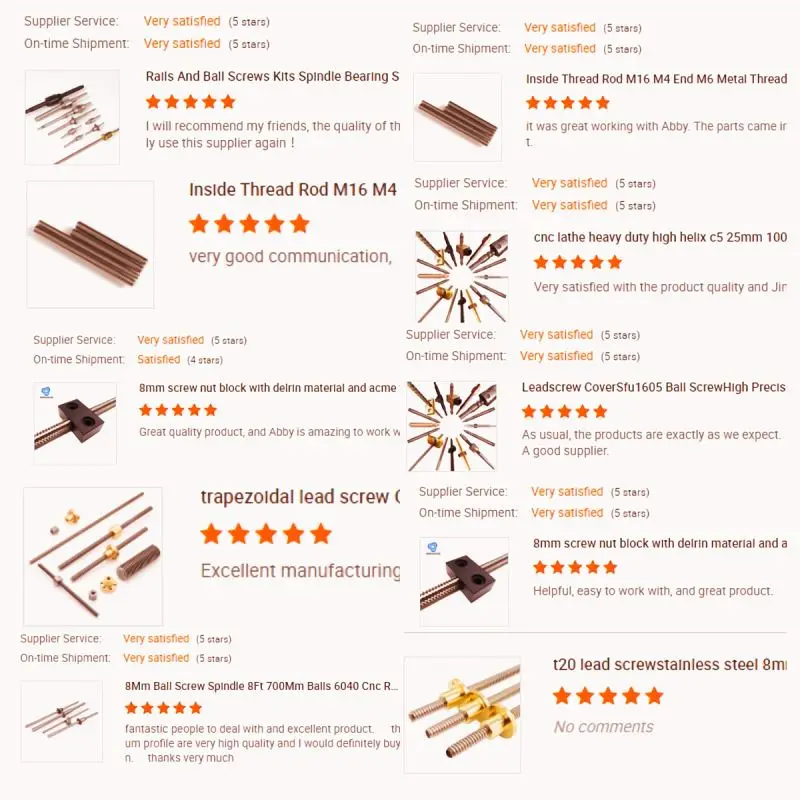 Tr16X4 Lead Screw Supratech Spindle Robodrill 214703 Ball 4000Mm Dazhou Z 2505 Drives Camera Tr8X2 Thead Lathe Rollers 2Mm Tr5X1