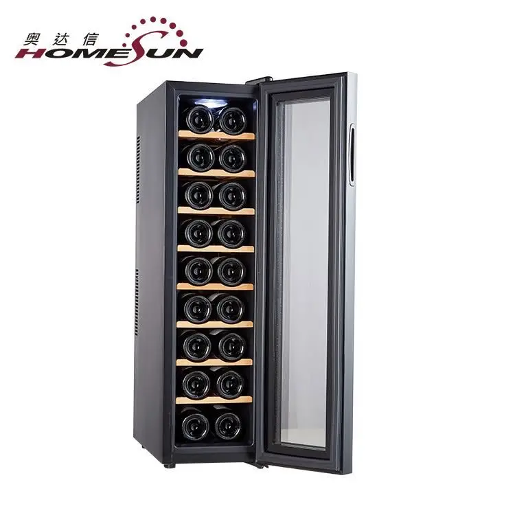 NEW 49L soft LED light wine cooler load 18 pieces