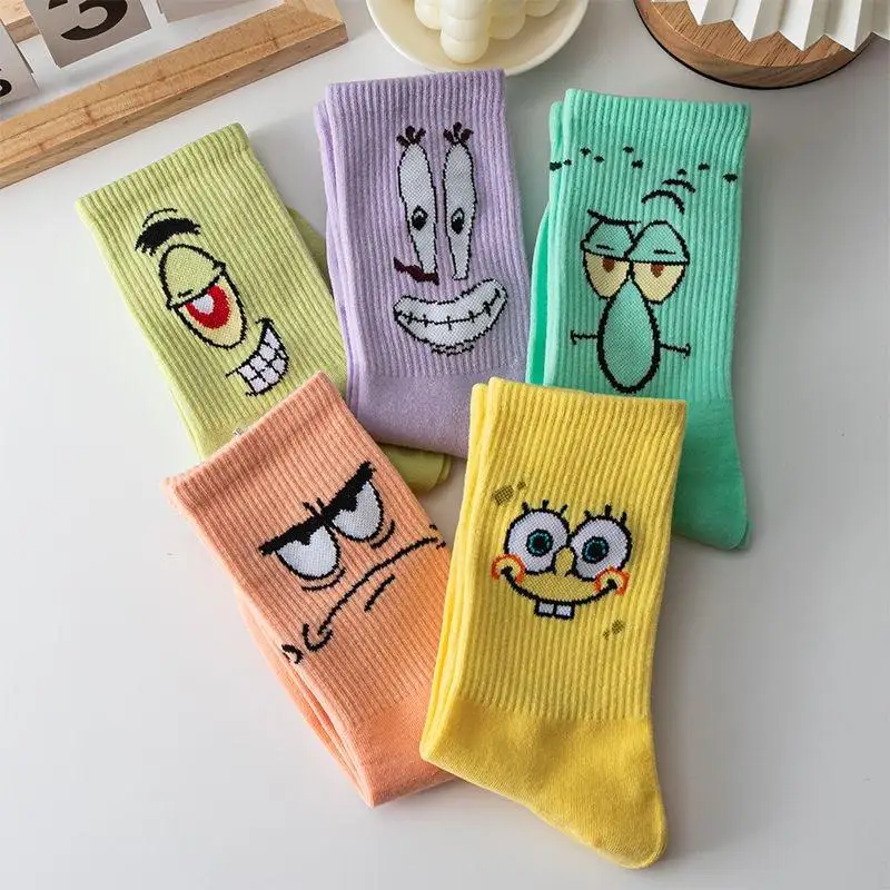 Factory Price Custom Color Anime Image Machine Socks Knitting Women Socks