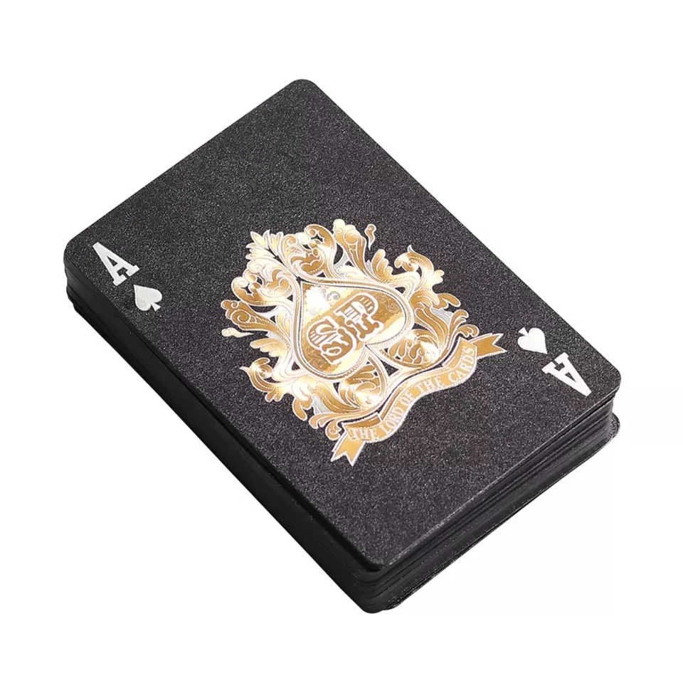 20,000 Decks of Black Plastic Cards with My logo