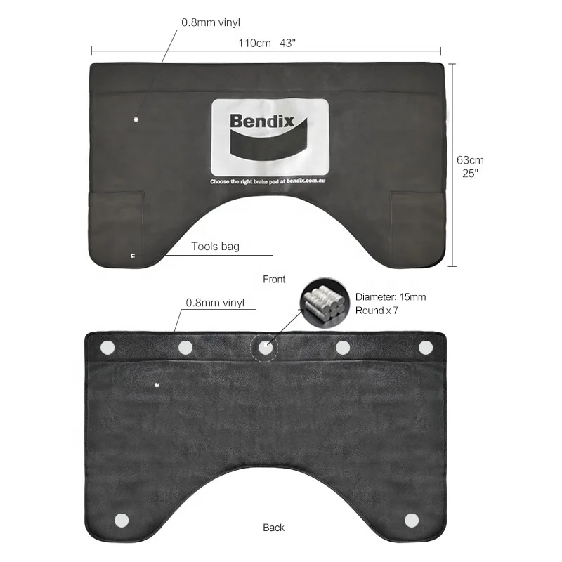 Best Quality Magnetic Custom Logo Fender Covers For Cars