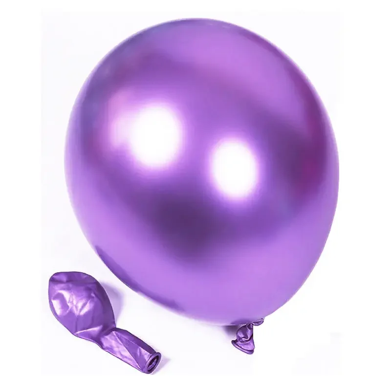 12 inch Metal Pearl Latex Balloons Thick Chrome Metallic Globos Birthday Decoration Chrome Party Latex Metallic Balloon