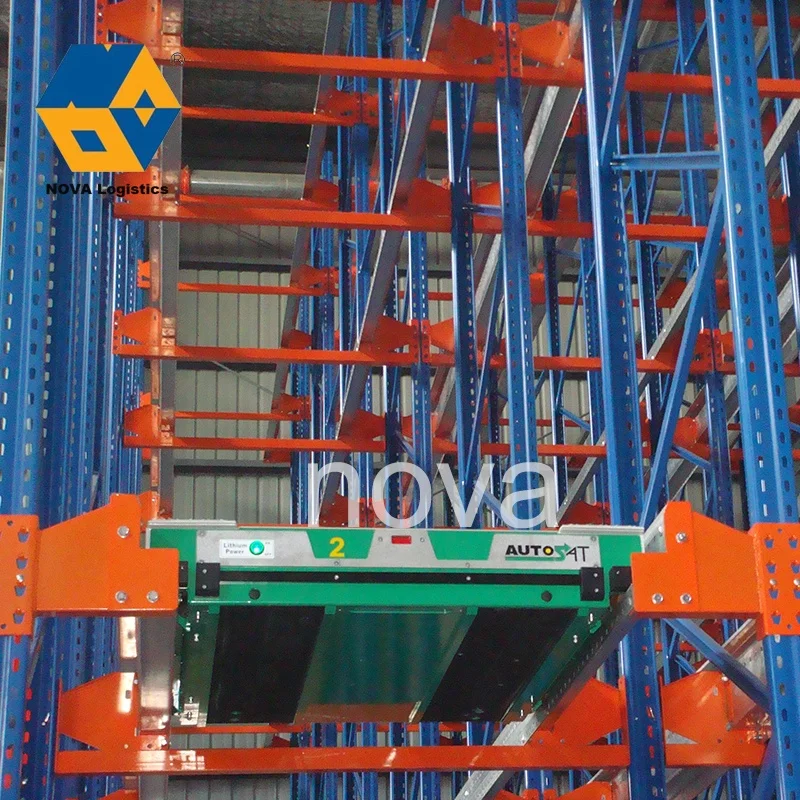 Специализированных складов Q235-Cold проката со стальным поддоном автоматизации бегун Радио система стеллажей