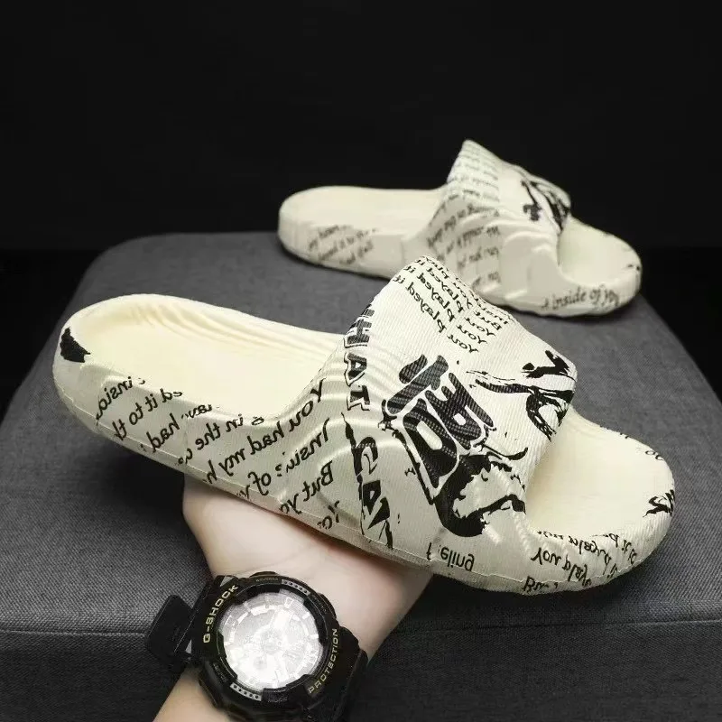 Men Sliders High Quality Custom Unisex Designer Men Slipper Wholesale Home Slipper