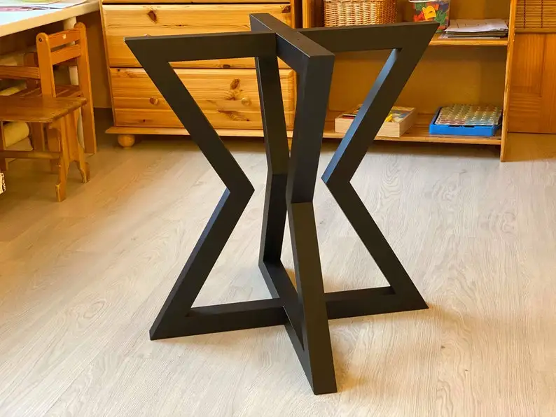Dining Table Metal Frame Base Legs For Round Table Top Industrial style