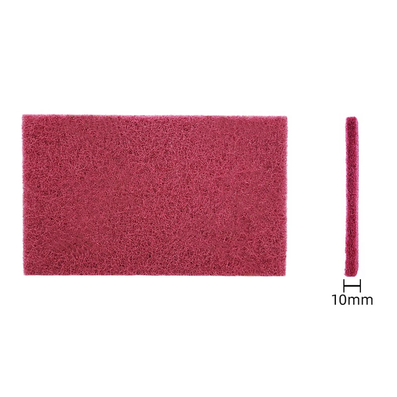 Abrasive Non Scratch Scouring Pads Clean Discs Nonwoven Scouring Pads Kitchen Cleaning Abrasive Green Scouring Pad 2/3/4/5 inch