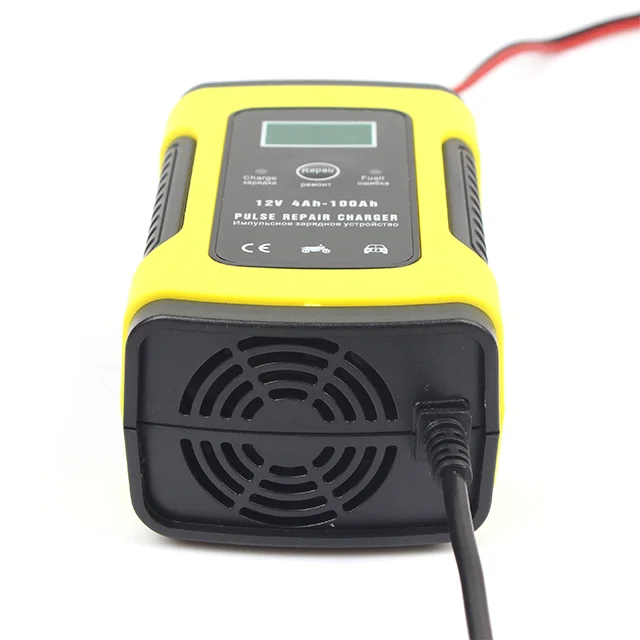 12V 5A 6A motorcycle Car Battery Charger Pulse Repair Lead acid EU US UK AU 3-STAGE Automatic Charging For Charging AGM GEL SLA