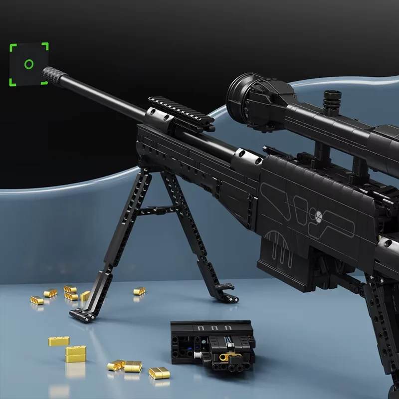 Toy Sniper Rifle For Sale Theme Assembled Features Shooting Game Plastic Sniper Rifle Bullet Toy Gun Building Block Gun