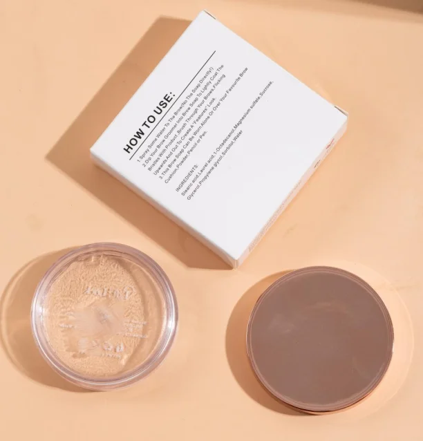 2022 OEM Custom Your Logo Private Label Vegan Round Eyebrow Soap Wax Brow Wax