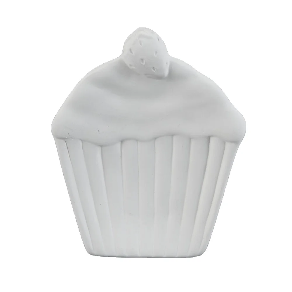 Ready for Painting Unglazed Ceramic Dolomite Clay Bisque Plate For Home Decoration