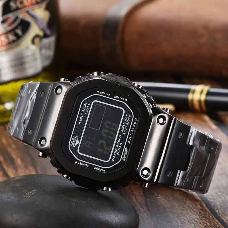 Amazon sell hot Hip hop Water ghost plate 24K diamond quartz watches