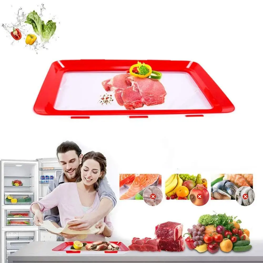 Food Tray Plastic Preservation Tray Kitchen Tools Healthy Seal Storage Container Creative Food Preservation Tray Ningbo
