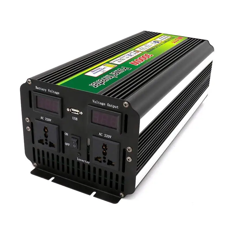 Высокомощный 3000 Вт трансформатор SHENPU, модифицированный волновой инвертор 12 В, 24 В до 110 В, 220 В, 3000 Вт инверторы