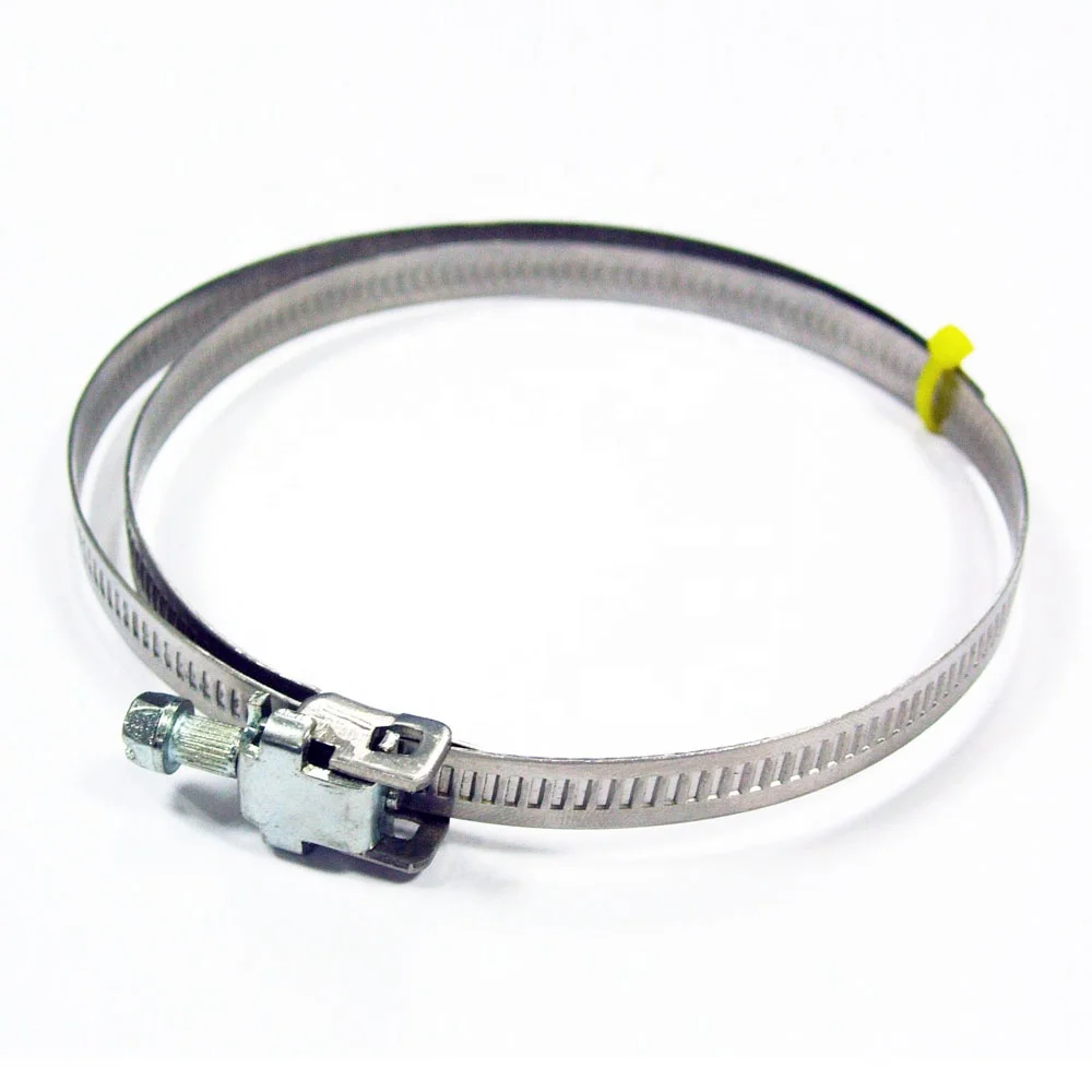 
9mm bandwidth Italy style non-perforated quick lock hose clamp 