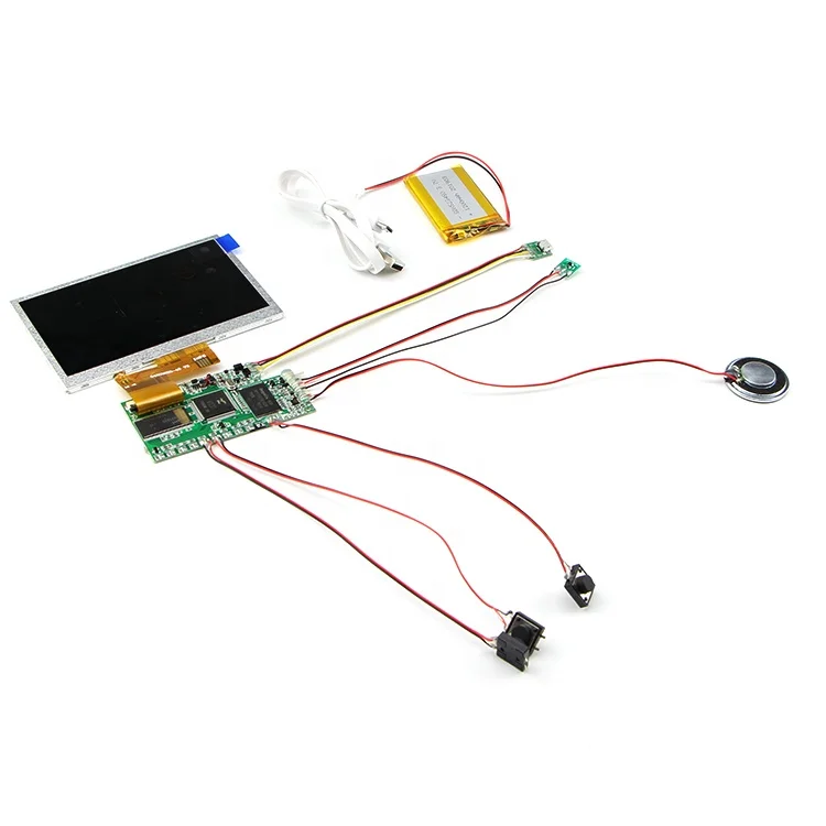 The multifunctional digital brochure greeting card lcd gift items with promotion logo customized video book