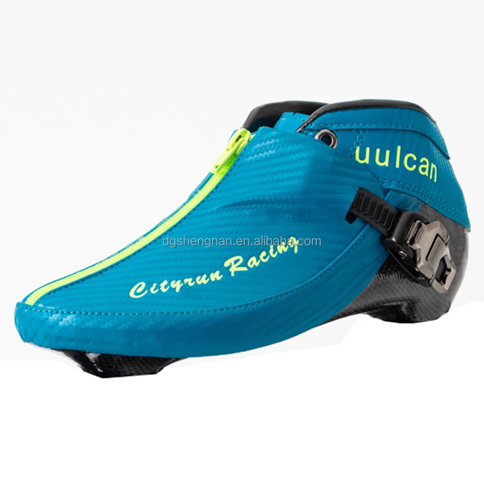 Kids Professional full carbon roller Speed Hockey Skates Boot