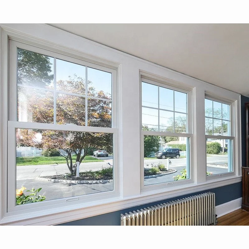 Upvc сборные рамы дома окна качели большие современные стеклянные