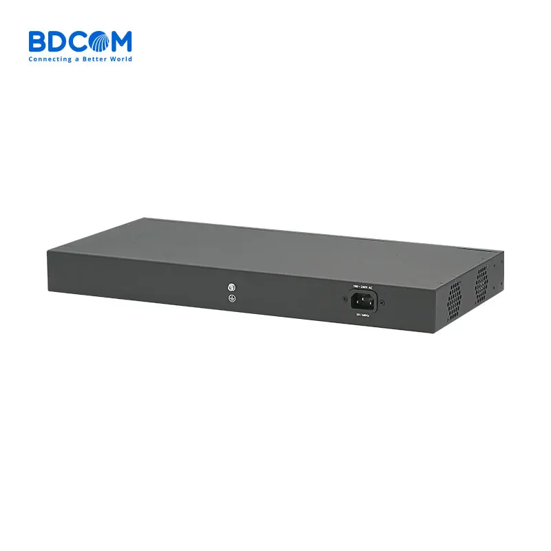 BDCOM S1518-16P 16-портовый гигабитный коммутатор PoE 2-Порт Gigabit