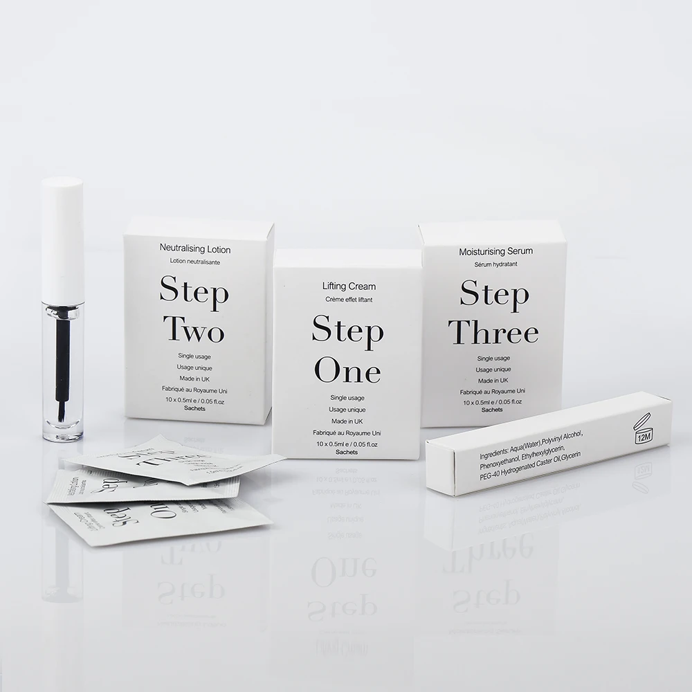 Custom Logo high quality professional fast safe wholesale Sodium Bromate  brow & lash lift eyebrow lamination