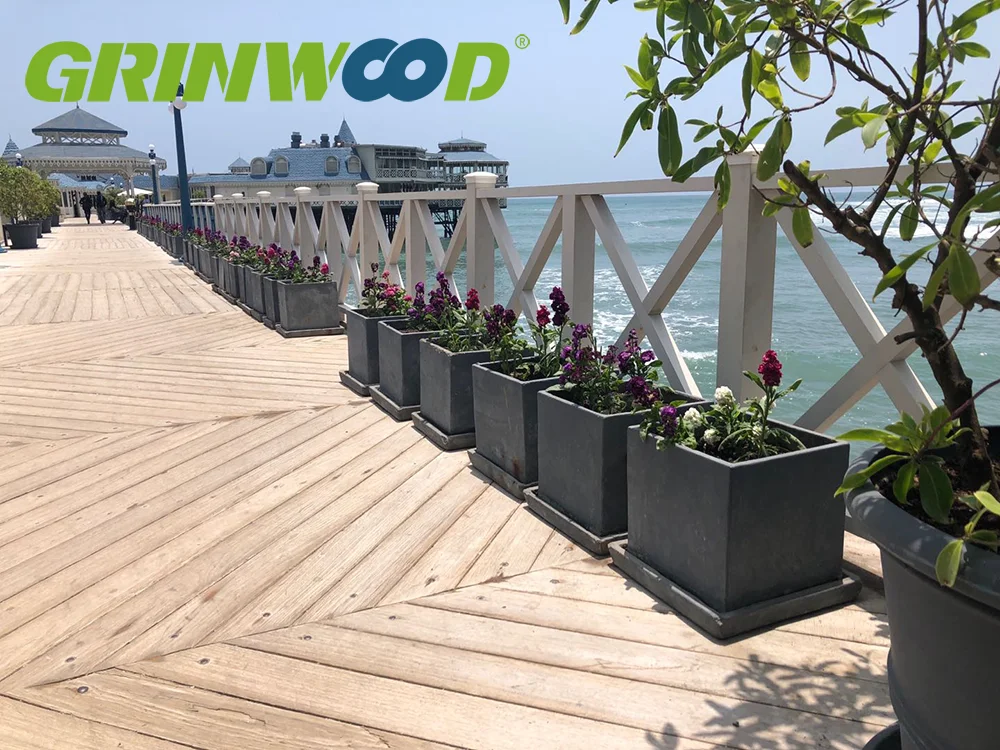 China manufacturer of wpc railing/handrail for outdoor