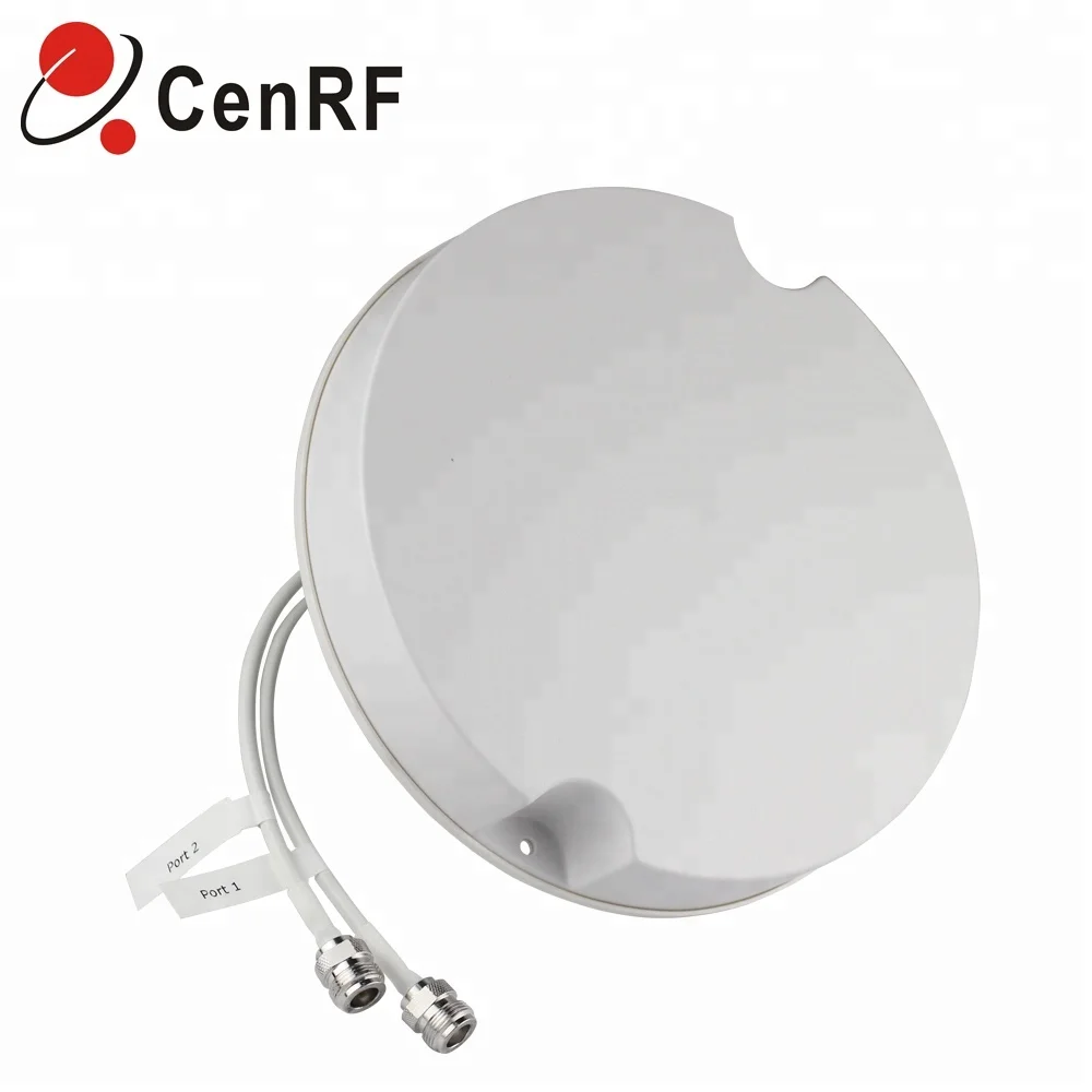 RF indoor MIMO Omni Ceiling Antenna 698-2700MHz 3/5dBi 50W 4G GSM LTE WCDMA N Female