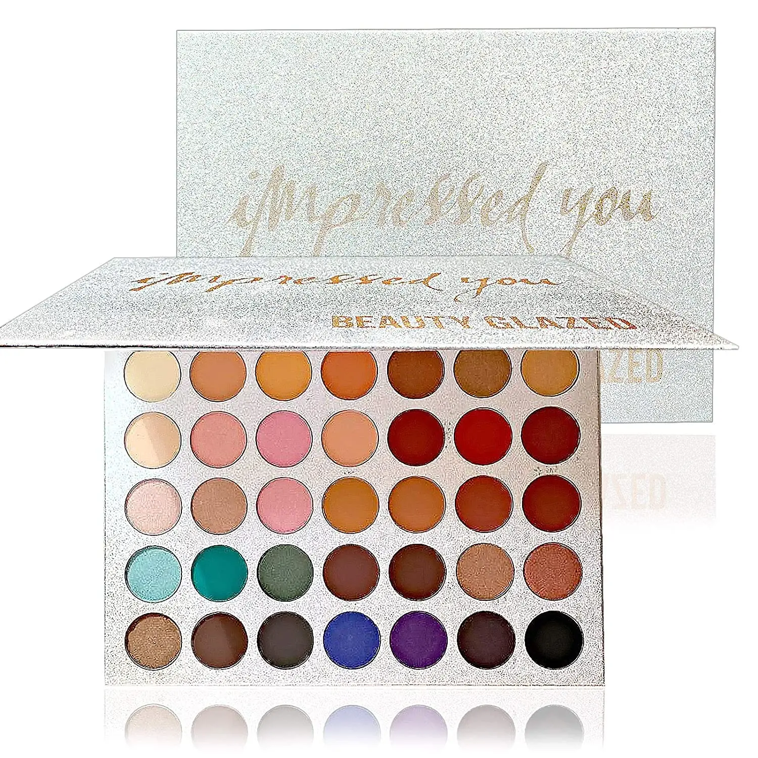 Dropshipping Beauty Makeup Cosmetic 35 Colors Eye Shadow Glitter Maquillaje Press Nude Eyeshadow Palette