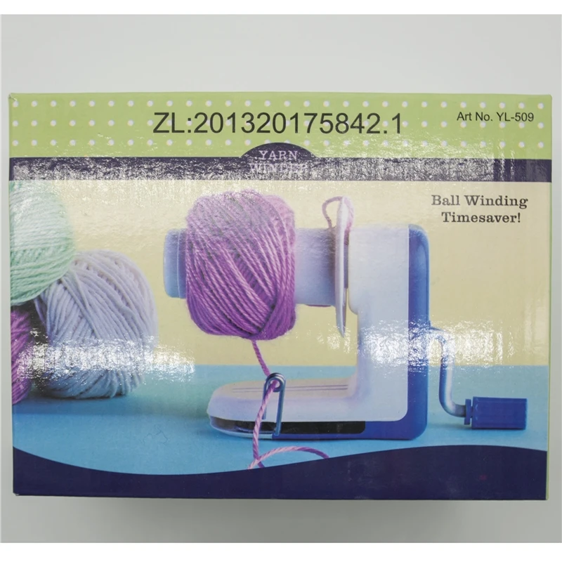 Plastic Hand Yarn Ball Winder (Blue)