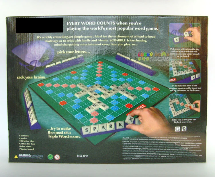 developmental toys letter recognition word kids play educational spelling crossword game