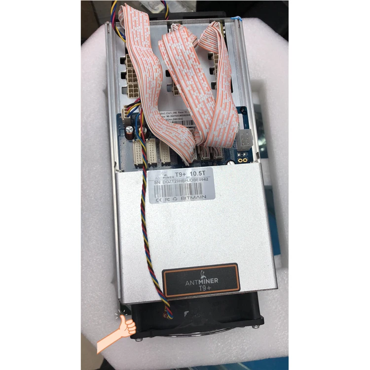 Asic горная машина Bitmain Antminer T9 + S9i 14 5 T используется с чип antminer и блок питания
