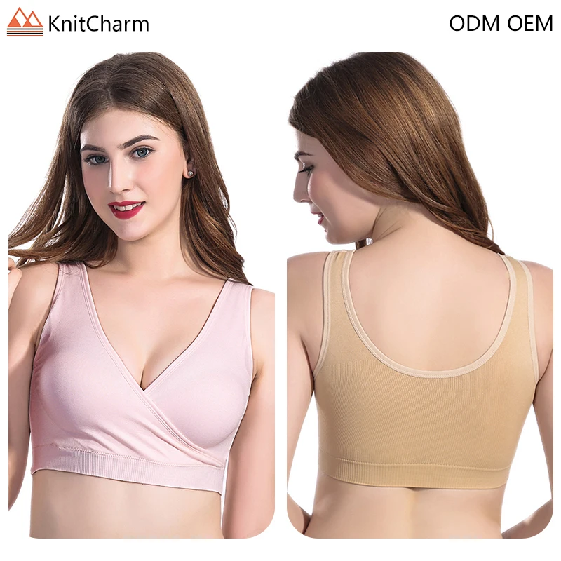 Бесшовный 4-сторонний эластичный удобный мягкий на ощупь дышащий бюстгальтер для кормления с мягкой подкладкой беременных Бюстгальтер