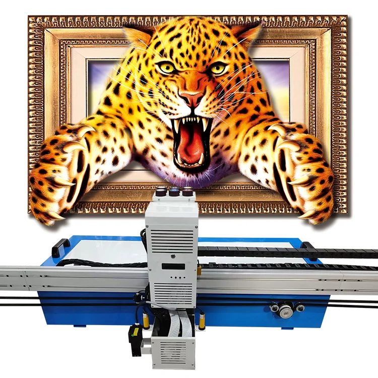 UV 3D Vertical Wall Pen Mural Inkjet Printer DX7 Print Heads for Advertising Wall & Floor Prints Dimensions A3 A1 A2 A4