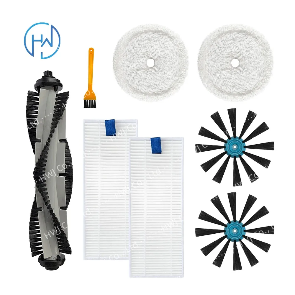 Fit for Bissells SpinWave Hard Floor Expert Wet and Dry Robot Vacuum 3115 Roller Side Brush Hepa Filter Mop Cloth Bissell EV675