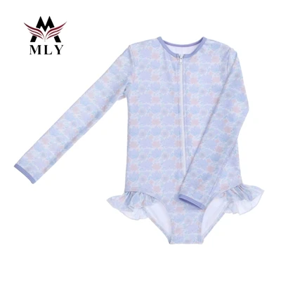 MLY Kids dresses swimsuits toddler custom logo girls swimwear