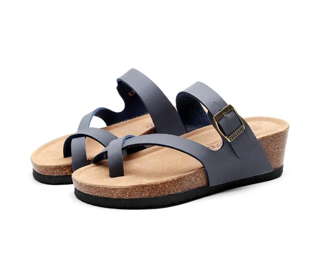 
New Women Platform Sandals With Metal Buckle High Heel Shoes 