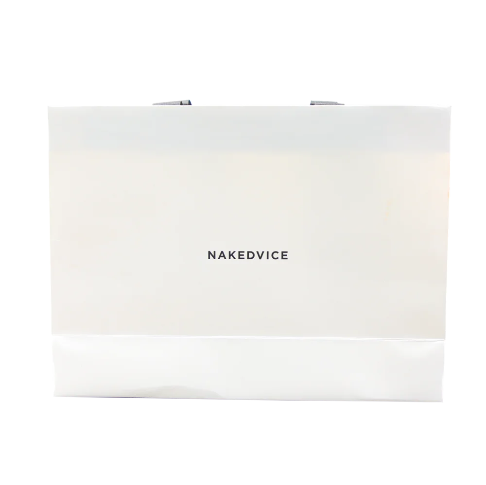 Luxury Shopping Packaging Bag With Ribbon Handle Boutique Customized Printed Euro Paper Gift Bags With Custom Logo