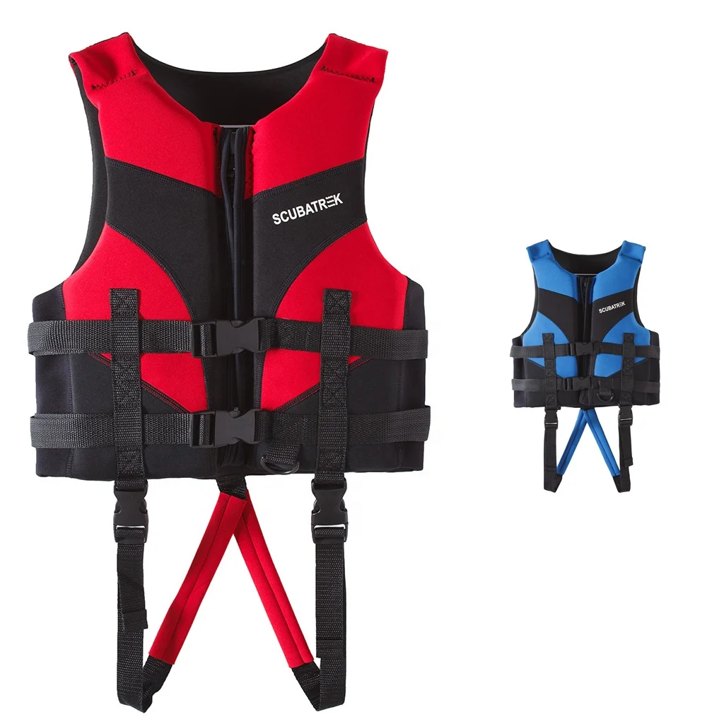 Wholesale Custom Logo Private Label Kids Children Youth High End Neoprene EPE Foam Surfing Swimming Beach Float Life Vest Jacket