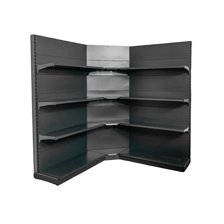 Дешевые заводские цены, стальные супермаркеты, угловой дисплей, металлические полки для фруктов, овощей, супермаркетов