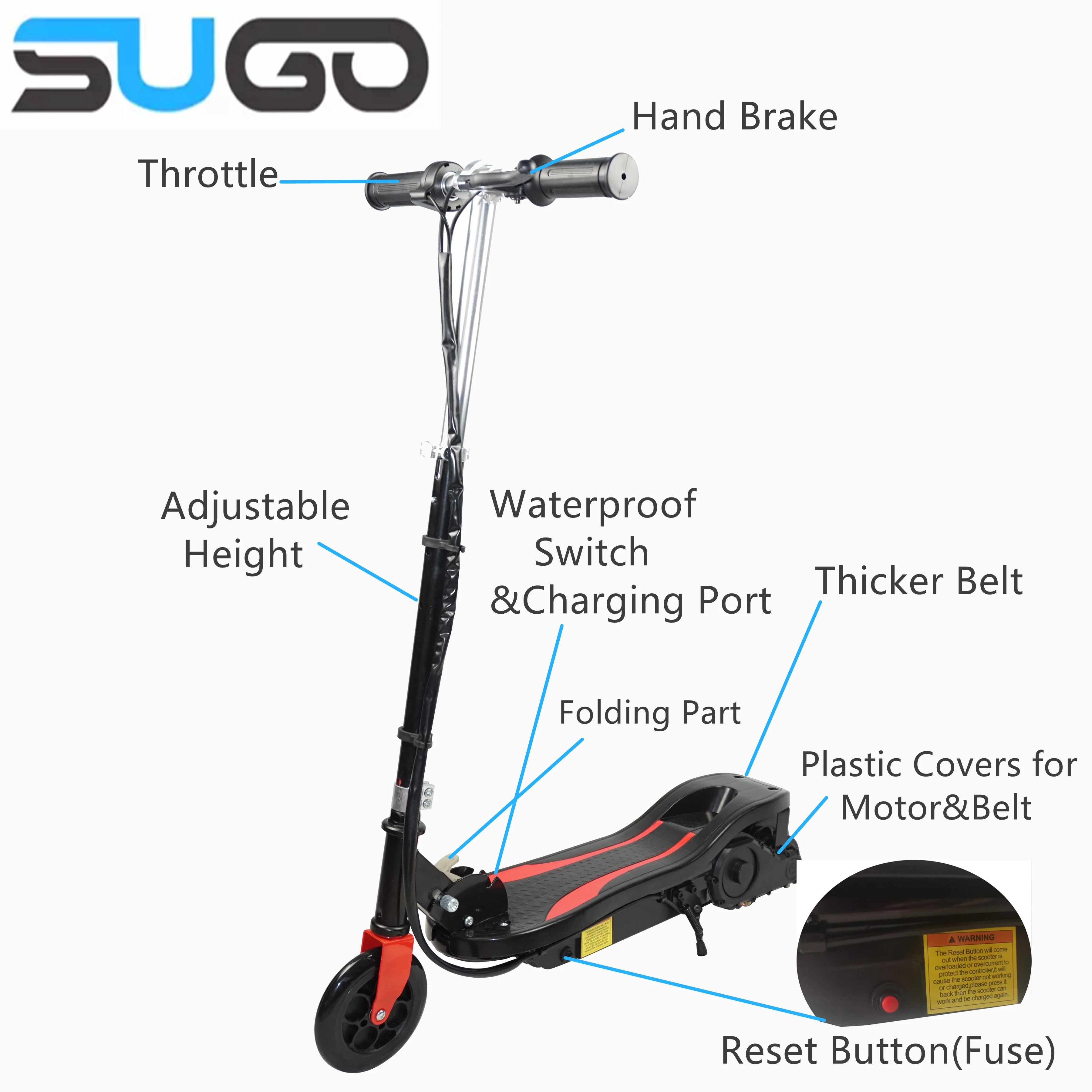 Best Price Portable Electric Scooter Scuter 12 Km/h Electric Scooter For Children