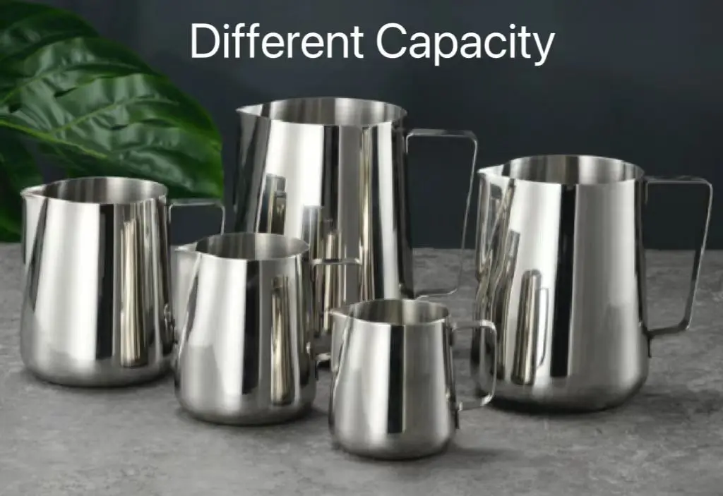 Bevel Stainless Steel Latte Cup Thickened 350ml Tip Milk Pitcher Milk Jar Fancy Milk Cup Coffee Tools