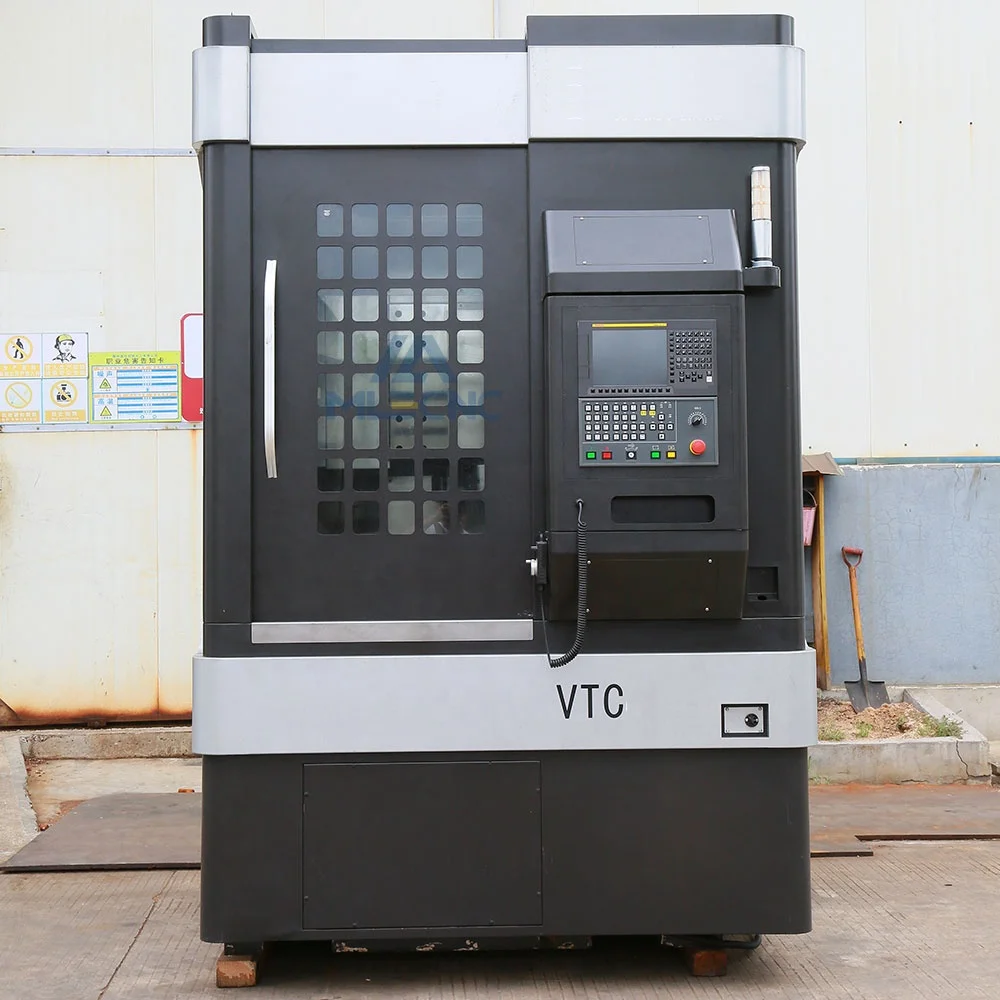 VTC60 Fanuc Control System Vertical Lathe Machine for Metal Workpiece