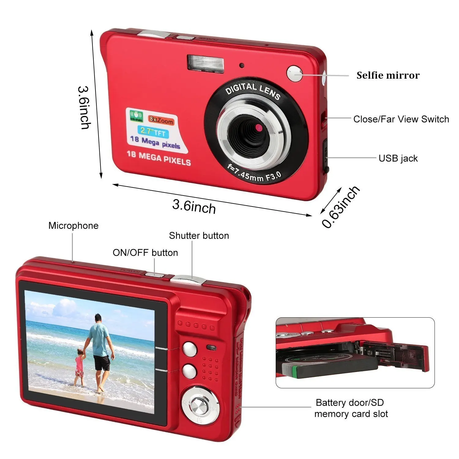 Beginners Using Mini Digital Cameras Point and Shoot Digital Video Camera