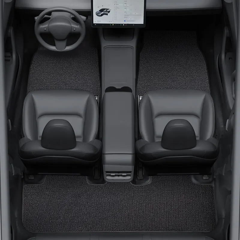 Anjuny Premium Tesla Model Y Floor Mats  universal   floor mats car