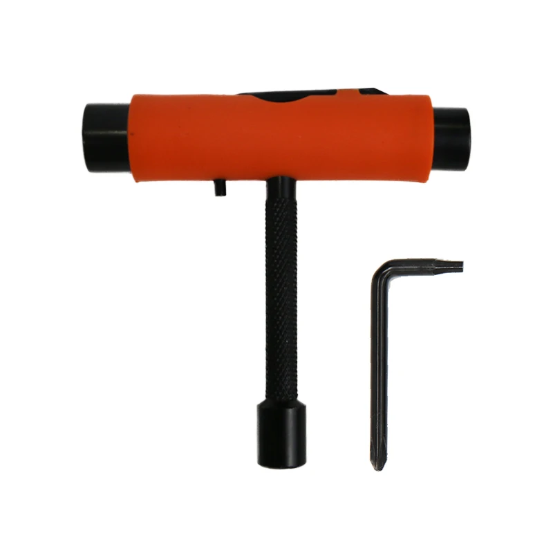 China Supplier Multifunctional T Tool  skateboard Custom  logo Skateboard T tools All In One Skate  Tools