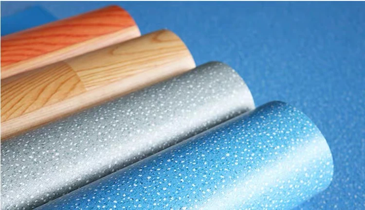 waterproof indoor vinyl flooring pvc plastic carpet roll PVC floor for home