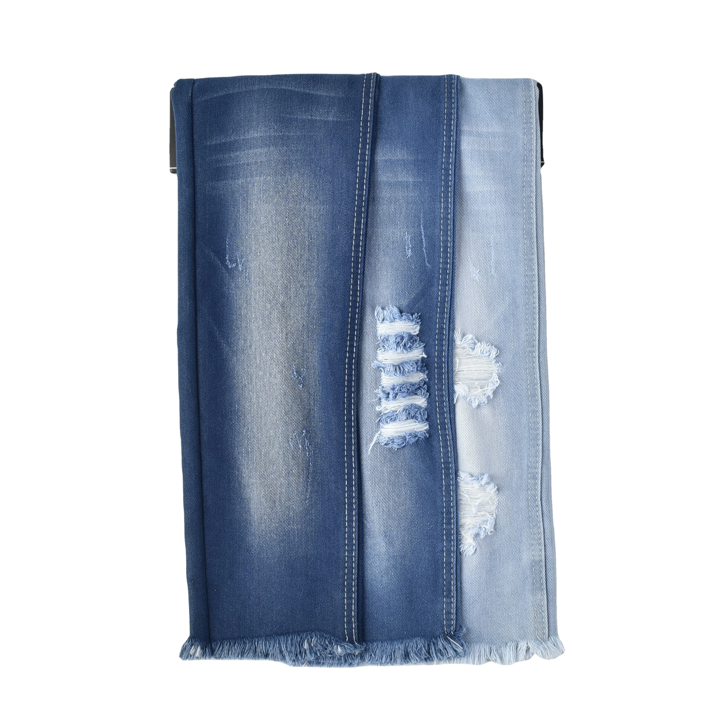 Hot sale light blue denim fabric Cotton polyester blended denim fabric textile for USA market